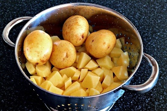 Холодный суп-пюре из картофеля 