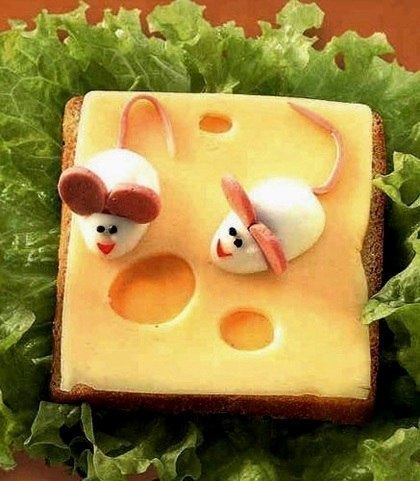 Креативное оформление бутербродов! Подарите улыбку своим близким! ;)