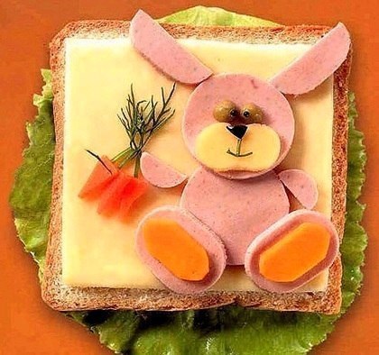 Креативное оформление бутербродов! Подарите улыбку своим близким! ;)