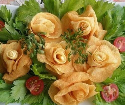 Картофельная роза :)