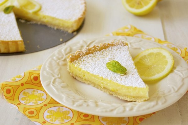 Французский лимонный торт
