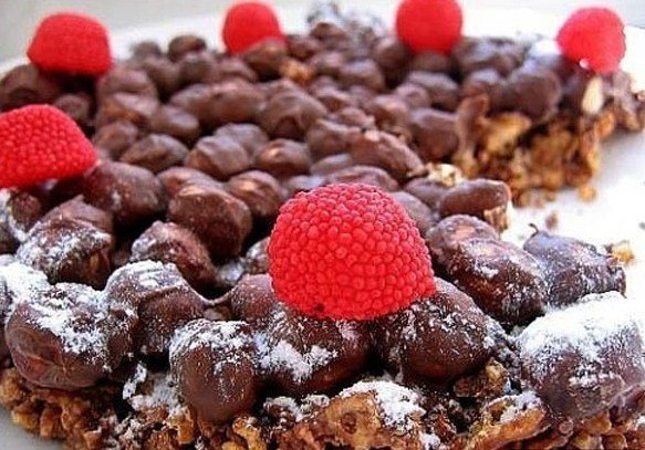 Хрустящий шоколадно-ореховый торт БЕЗ ДУХОВКИ