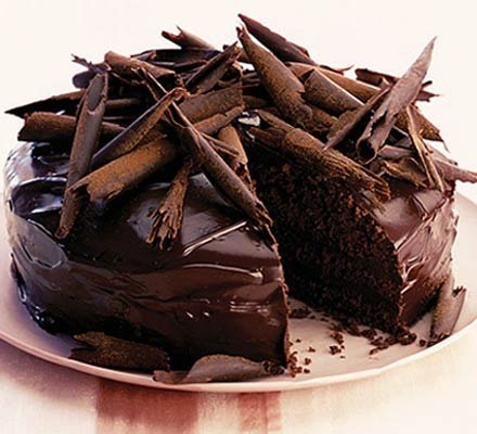 Шоколадный торт с шелковым кремом из фильма "Простые сложности".