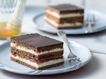 Шоколадно-медовый торт 