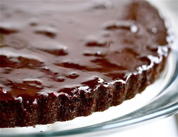 Самый простой шоколадный пирог с глазурью