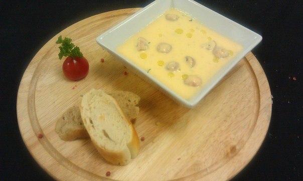 Сырный крем-суп, на основе 4х сыров!