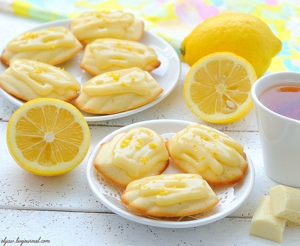 Печенье "мадлен" с лимонной цедрой