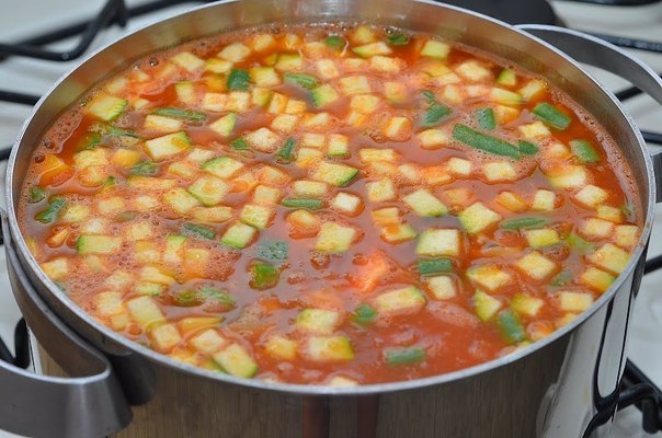 Итальянский овощной суп 