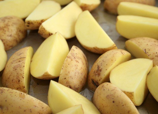 Картофель, запеченный в горчице