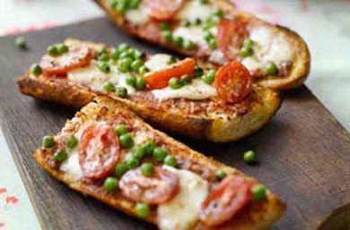 Рецепт пиццы на французском хлебе 