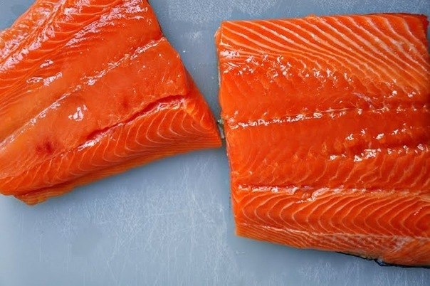 Филе лосося с апельсинами