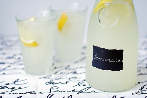 Холодный лимонад жарким воскресеньем!
