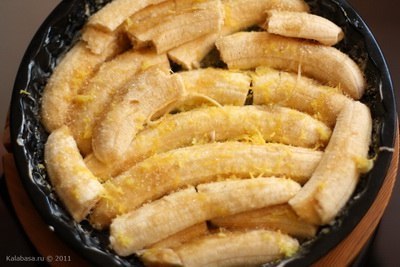 Десерт из запеченых бананов